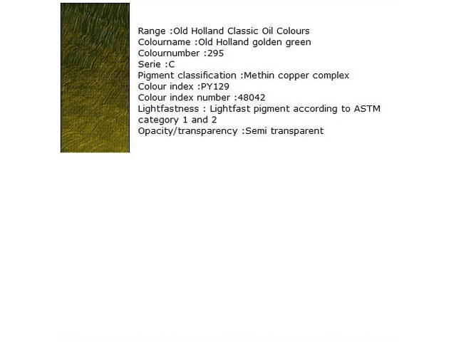 Holland - Oil Old Holland Golden Green 40Ml