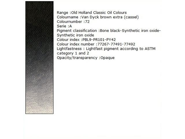 Holland - Oil Van Dyck Bro (Cassel) Extra 40Ml