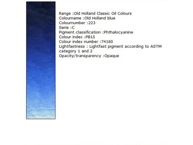 Holland - Oil Old Holland Blue 40Ml