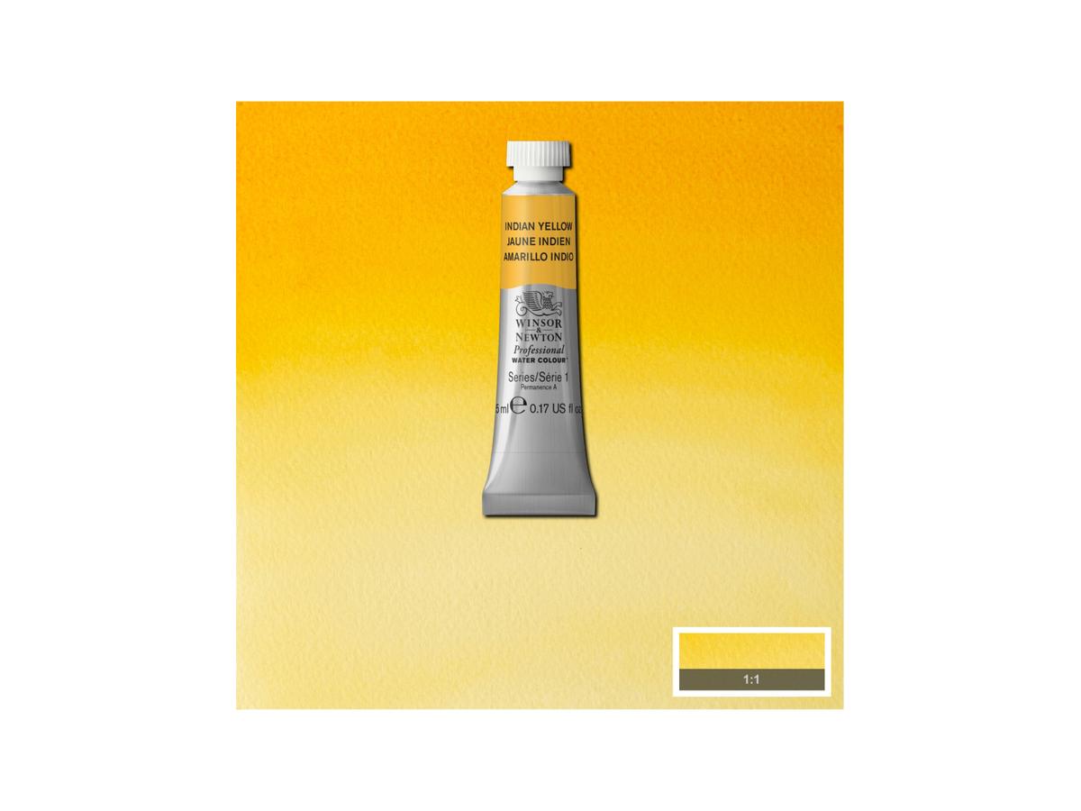 Winsor & Newton - Professional Watercolour 5Ml Ind Yel Ny-0102 Uv 3