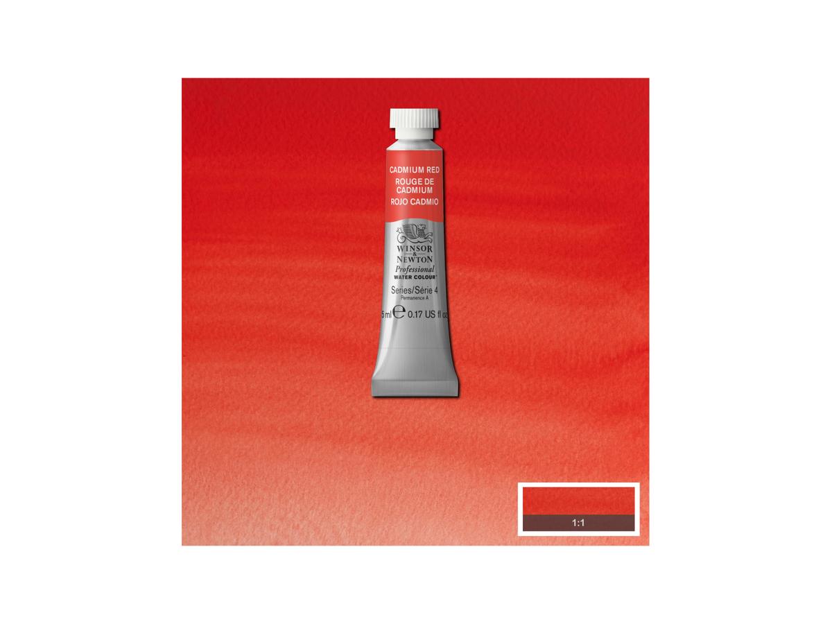 Winsor & Newton - Professional Watercolour 5Ml Cad Red Row Uv 3