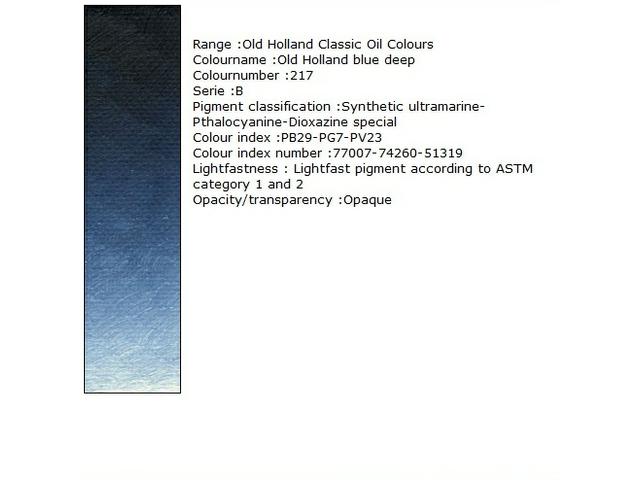 Holland - Oil Old Holland Blue Deep 40Ml