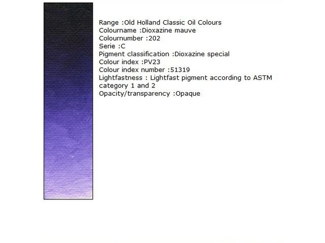 Holland - Oil Dioxazine Mauve 40Ml