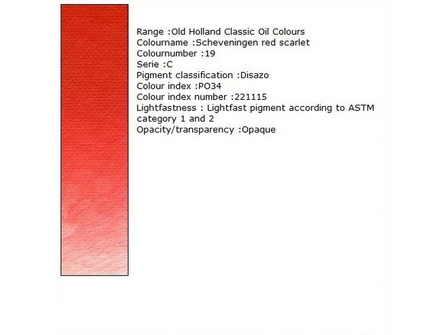 Holland - Oil Scheveningen Red Scarlet 40Ml