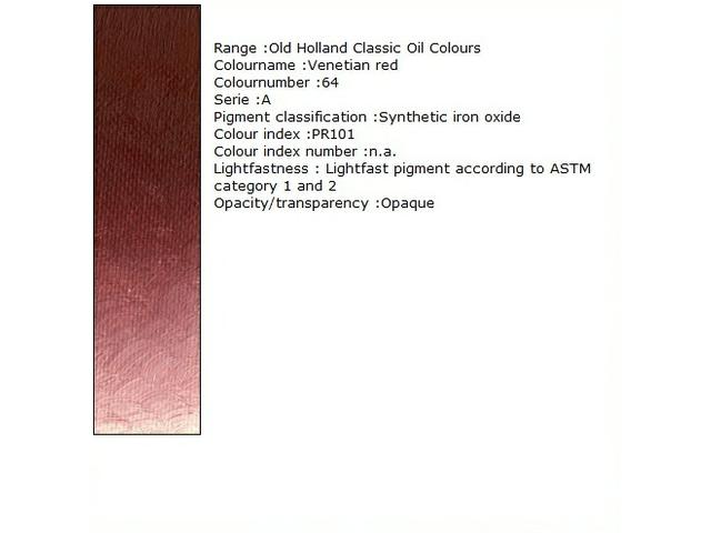 Holland - Oil Venetian Red 40Ml