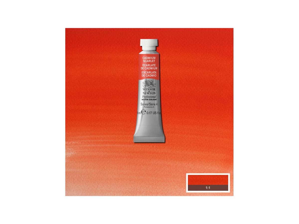 Winsor & Newton - Professional Watercolour 5Ml Cad Scar Row Uv 3