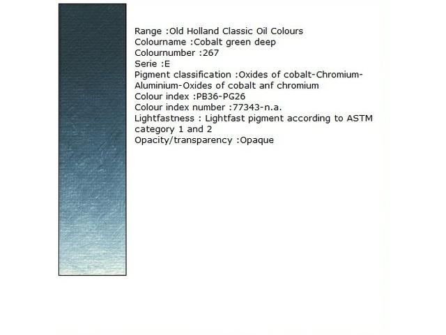 Holland - Oil Cobalt Green Deep 40Ml