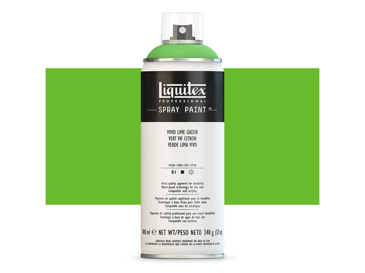 Liquitex - Pro Acrylic Spray Paint 400Ml Viv Lim Grn Uv 3