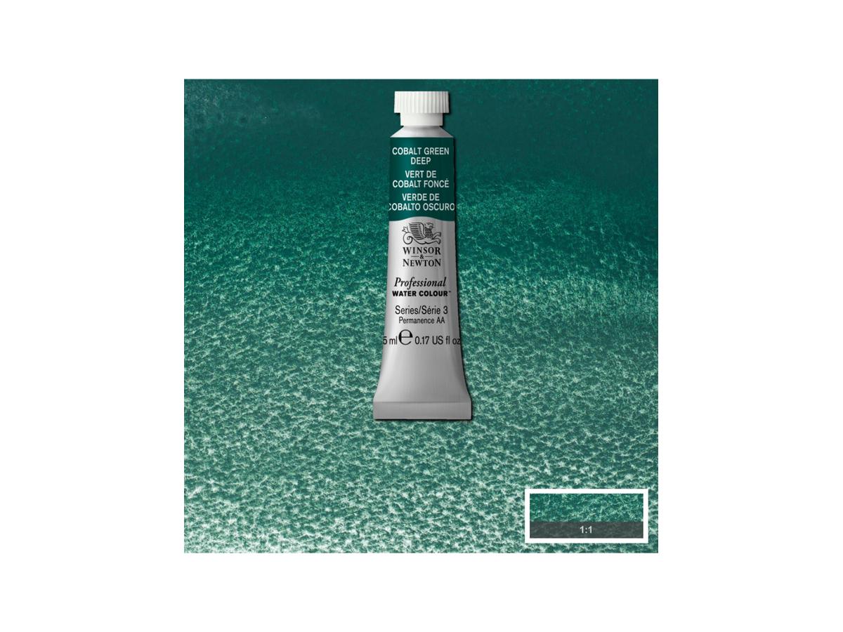 Winsor & Newton - Professional Watercolour 5Ml Cobalt Green Deep Row Uv 3