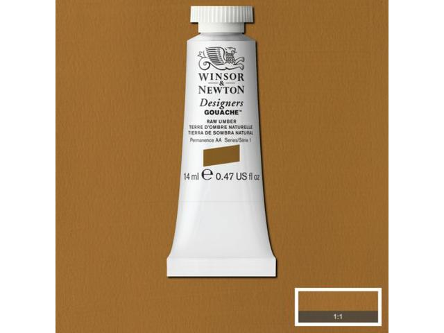 Winsor & Newton - Designers Gouache 14Ml Raw Umber Uv 3