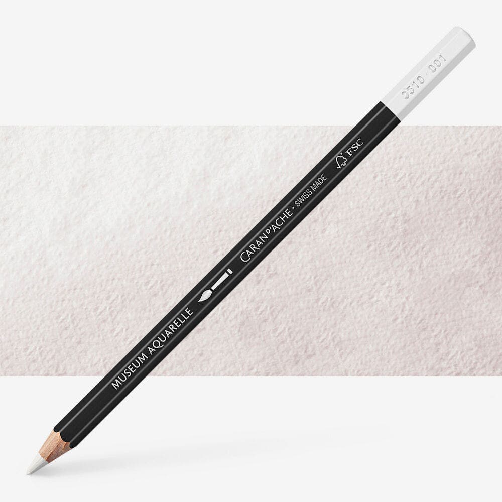 Caran D'Ache - Artist Museum Pencil White-Fsc Uv 3