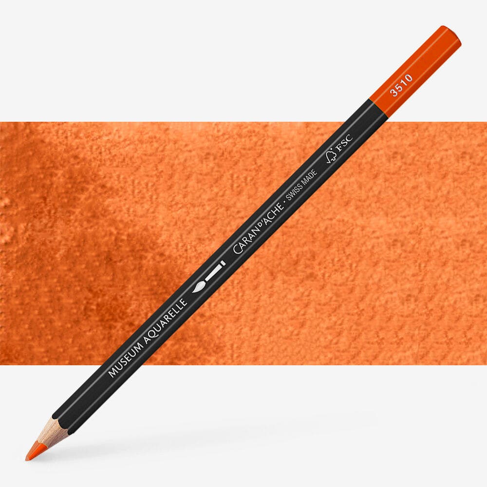 Caran D'Ache - Artist Museum Pencil Bro Ochre-Fsc Uv 3