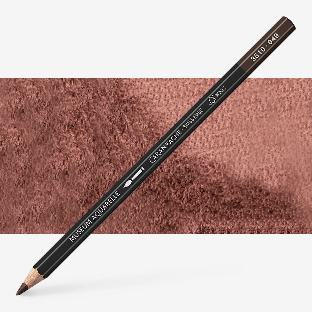Caran D'Ache - Artist Museum Pencil Raw Umber-Fsc Uv 3