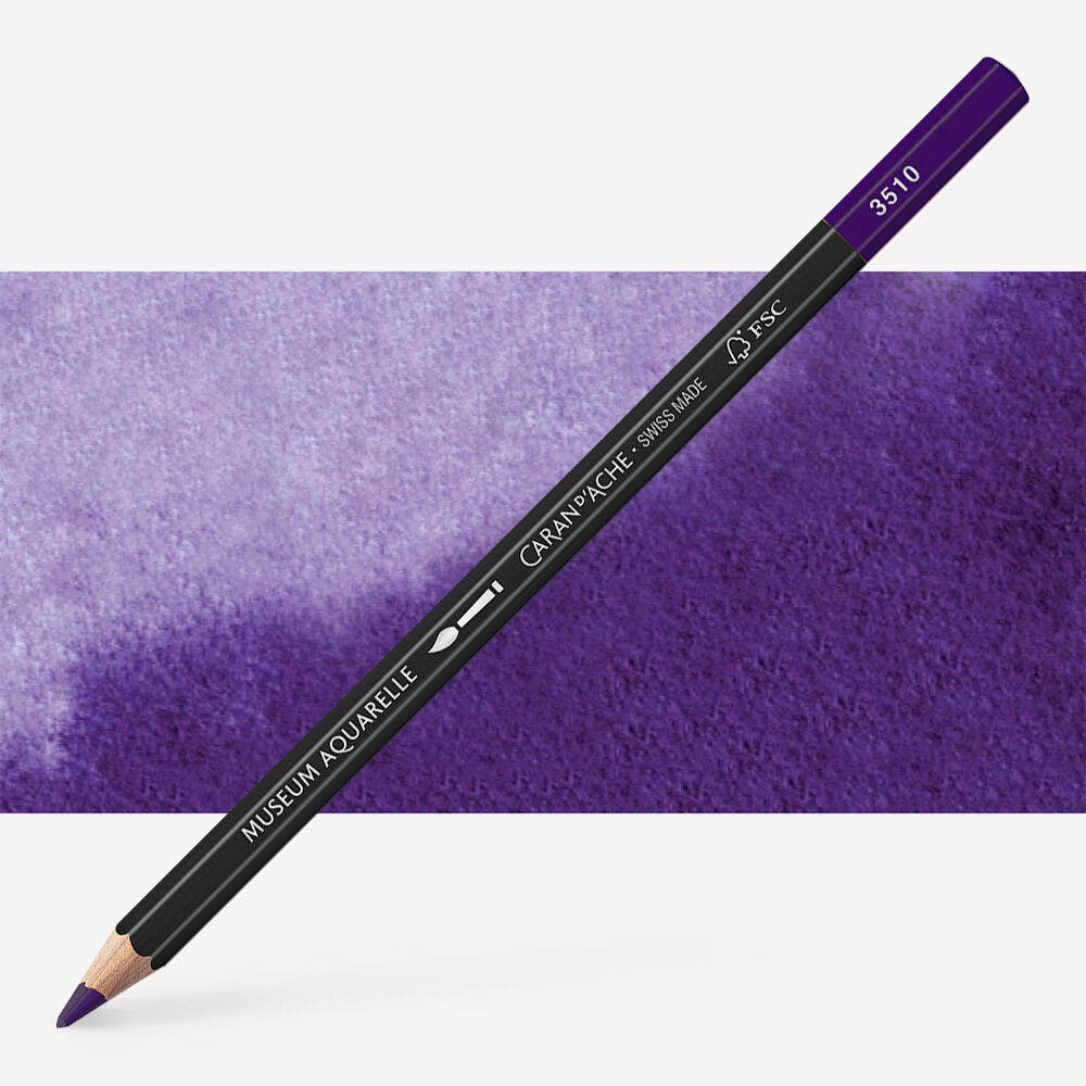 Caran D'Ache - Artist Museum Pencil Violet-Fsc Uv 3