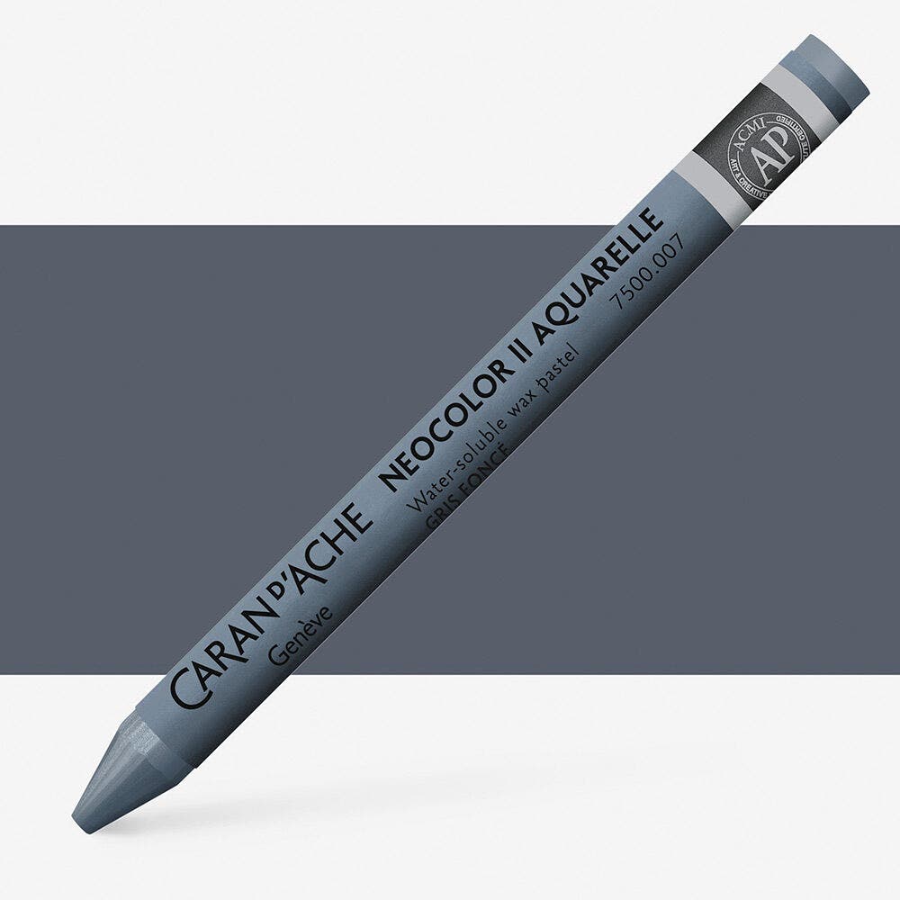 Caran D'Ache - Classic Neocolor Ii Dark Grey Uv 10