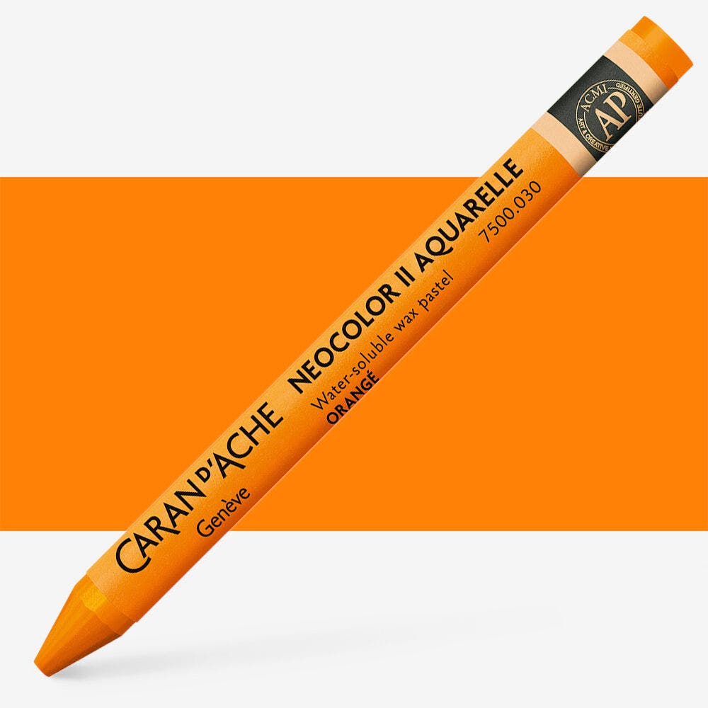 Caran D'Ache - Classic Neocolor Ii Orange Uv 10