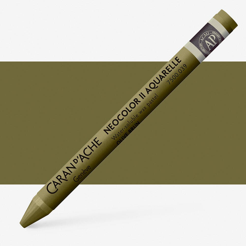 Caran D'Ache - Classic Neocolor Ii Olive Bro Uv 10