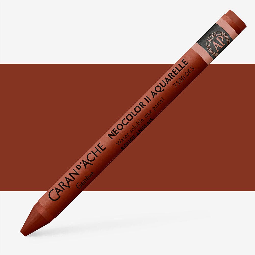 Caran D'Ache - Classic Neocolor Ii English Red Uv 10