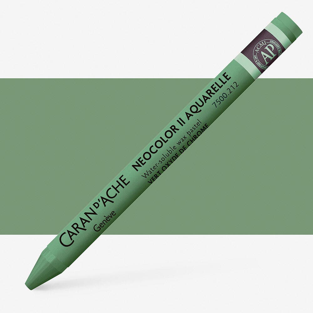 Caran D'Ache - Classic Neocolor Ii Chromium Oxid Green Uv 10