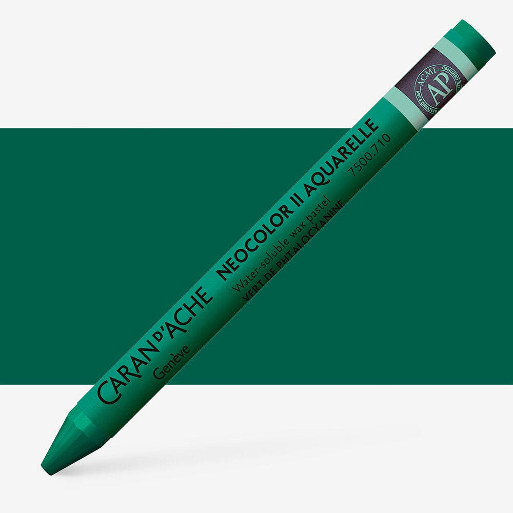 Caran D'Ache - Classic Neocolor Ii Phthalocyanin Green Uv 10