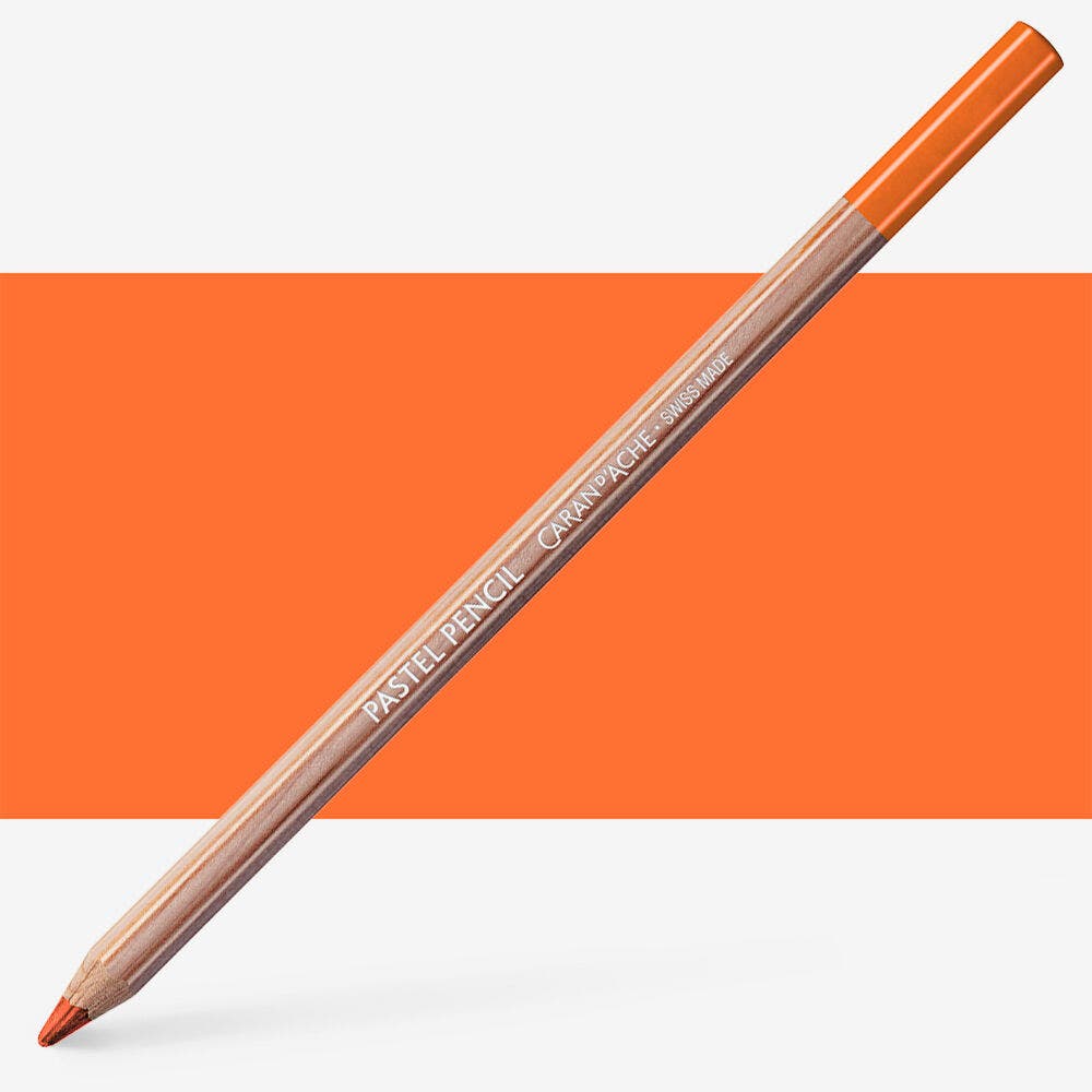 Caran D'Ache - Pastel Pencil-Flame Red-Fsc Uv 3