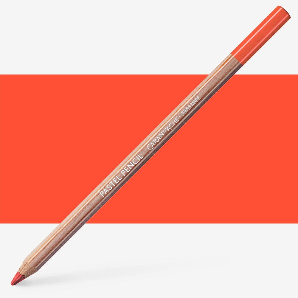 Caran D'Ache - Pastel Pencil-Vermilion-Fsc Uv 3