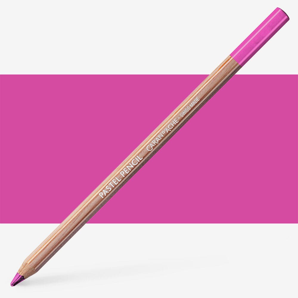 Caran D'Ache - Pastel Pencil-Purplish Red-Fsc Uv 3