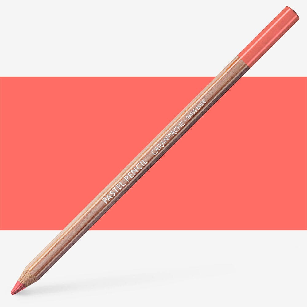 Caran D'Ache - Pastel Pencil-Anthraquinoid Pink-Fsc Uv 3