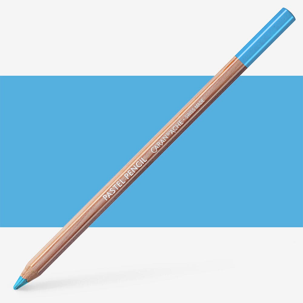 Caran D'Ache - Pastel Pencil-Cobalt Blue 30%-Fsc Uv 3