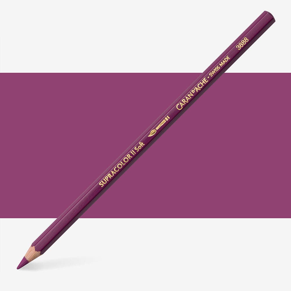Caran D'Ache - Classic Supracolor Penc.Purple Viol.-Fsc Uv 12