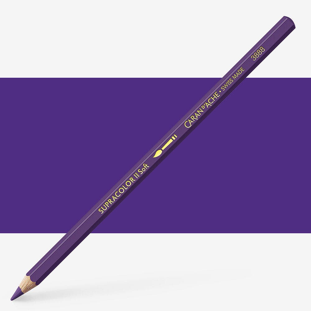 Caran D'Ache - Classic Supracolor Pencil Lilac-Fsc Uv 3