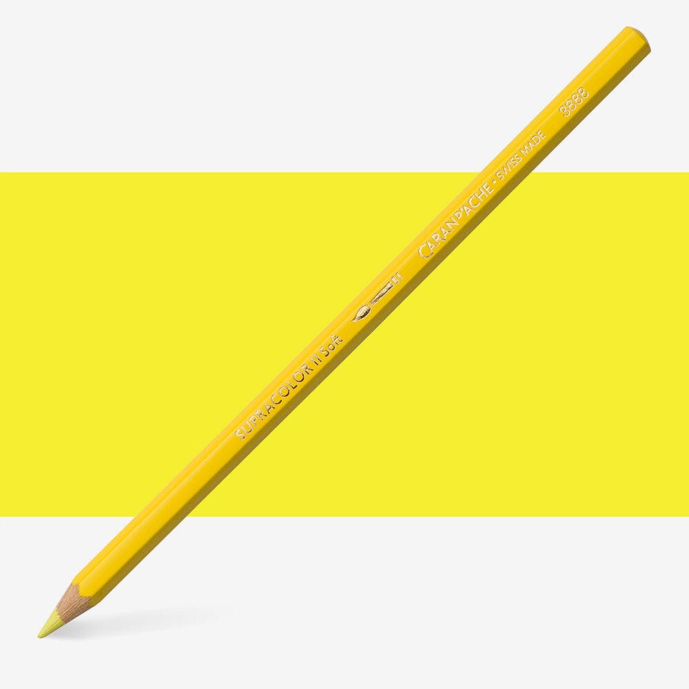Caran D'Ache - Classic Supracolor Penc.Lemon Yellow-Fsc Uv 12