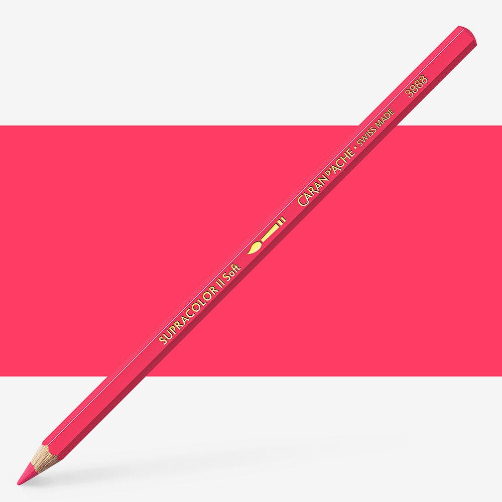 Caran D'Ache - Classic Supracolor Pencil Red Ruby-Fsc Uv 3