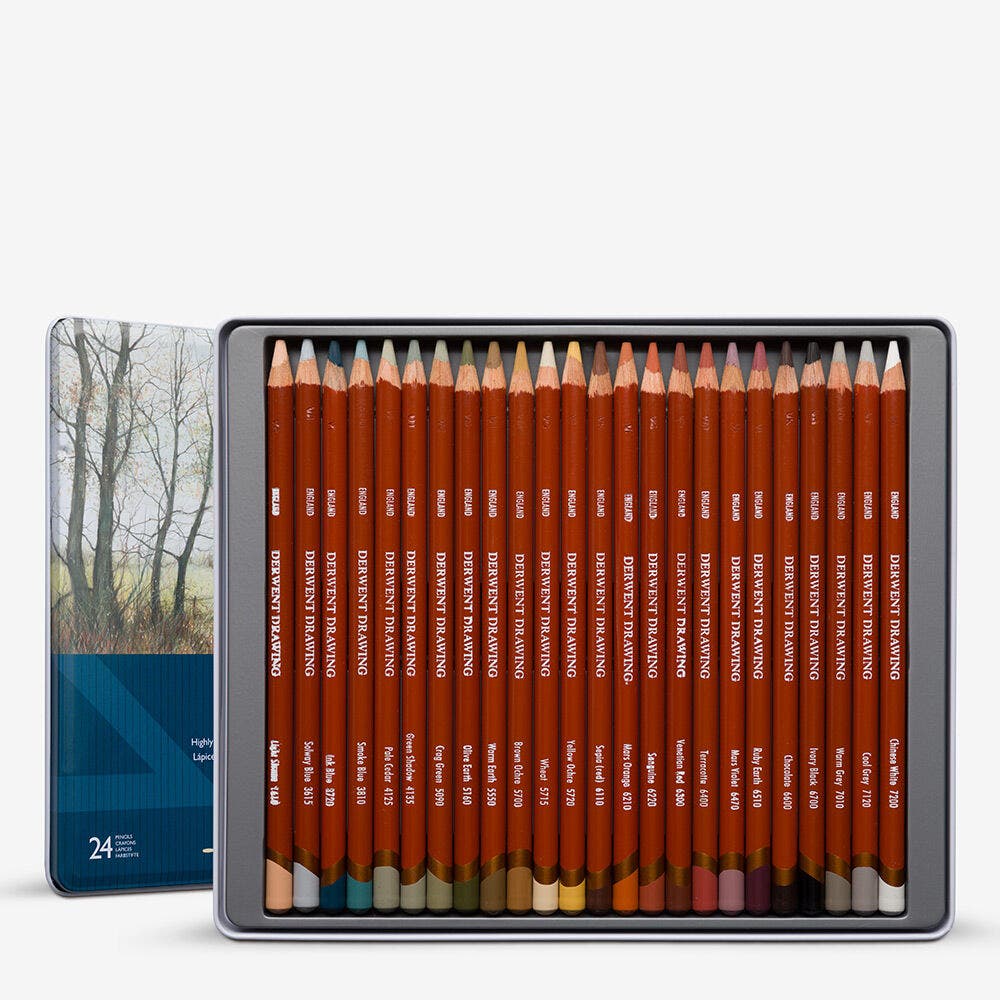 Derwent - Drawing Pencils (24) Tin