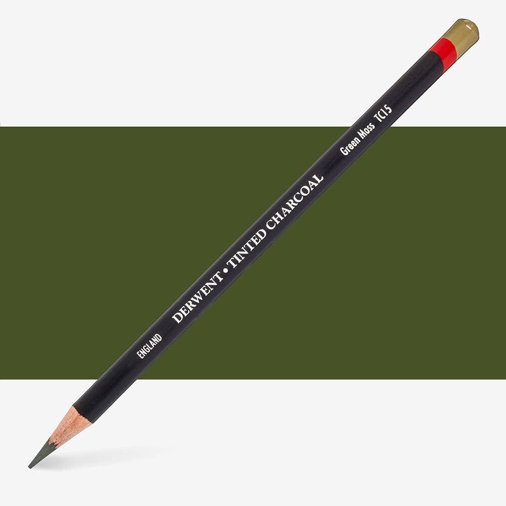 Derwent - Tc15 Tinted Charcoal Green Moss