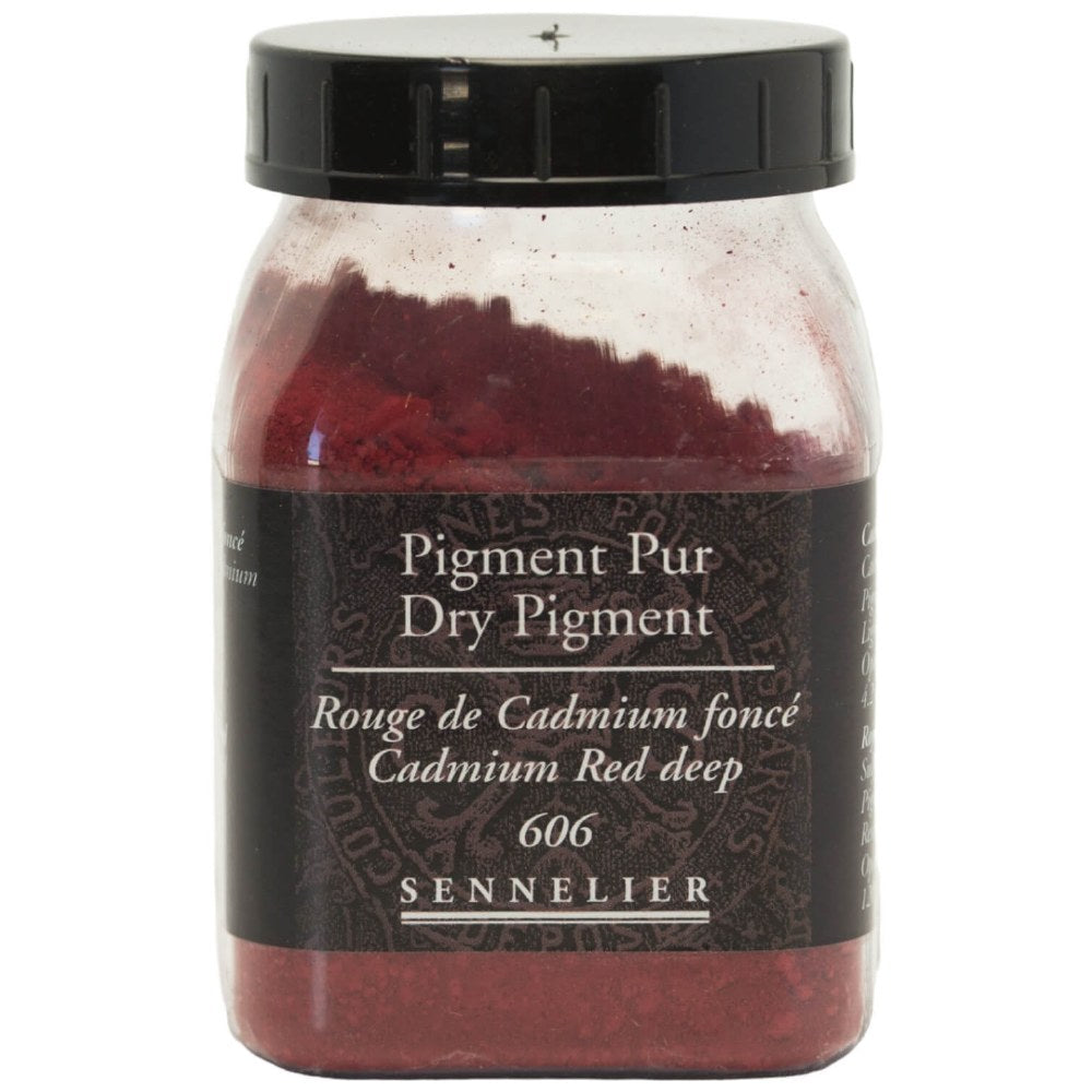 Sennelier - Pigment Pot 200Ml Rouge Cadmium Foncé - 120G