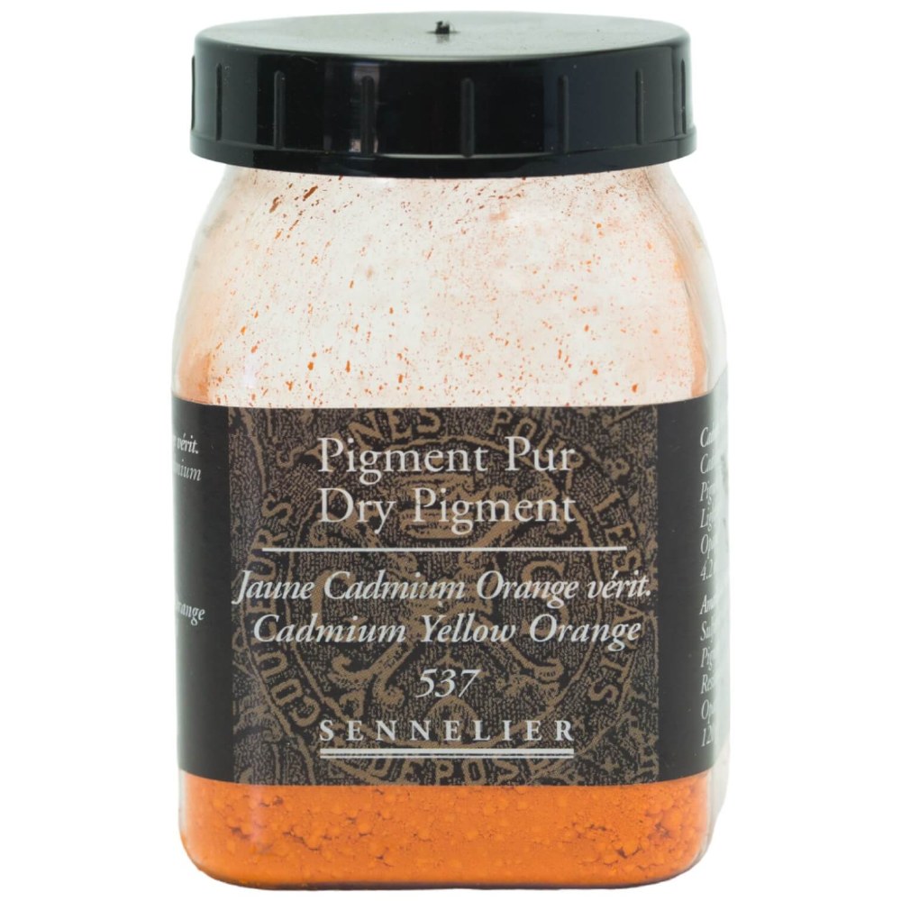 Sennelier - Pigment Pot 200Ml Jaune Cadmium Orange VéRitable - 120G
