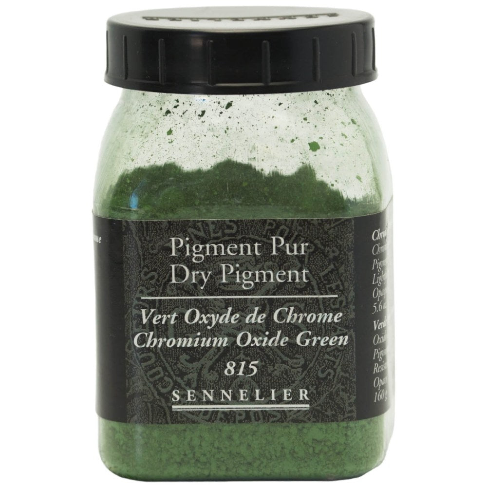 Sennelier - Pigment Pot 200Ml Vert Oxyde De Chrome -