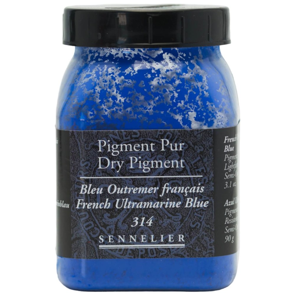 Sennelier - Pigment Pot 200Ml Bleu Outremer Français - 90G