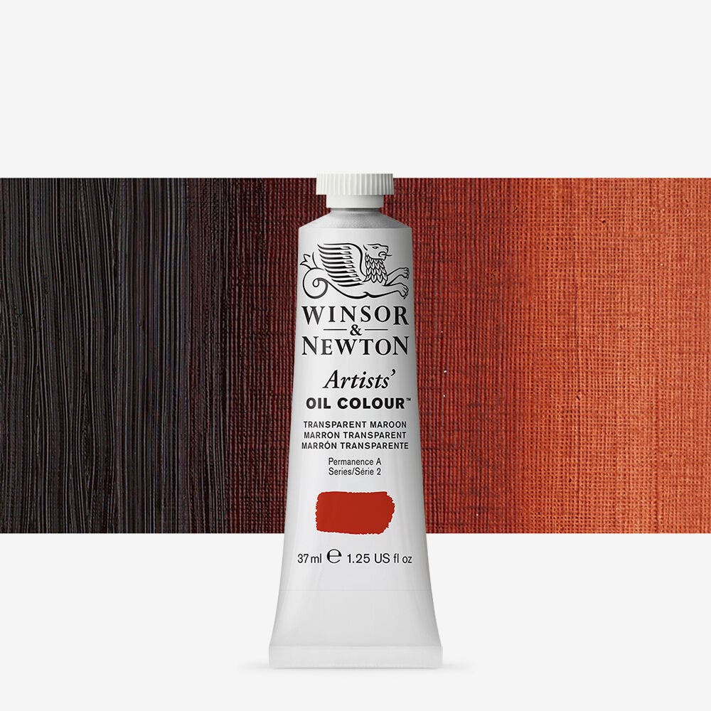 Winsor & Newton - Artists Oil Colour 37Ml Trans Maroon 03 Uv 3