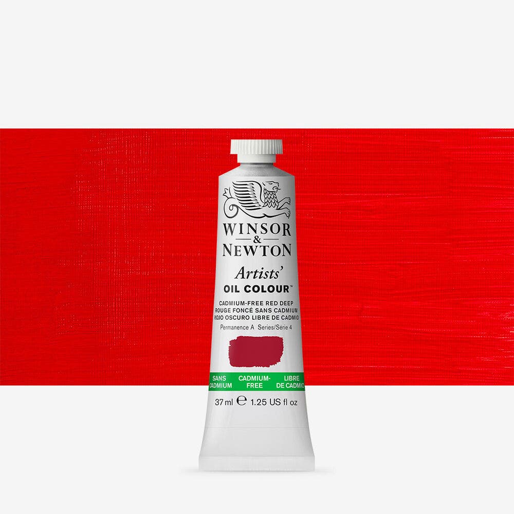 Winsor & Newton - Artists' Oil Colour 37Ml Tbe Cadmium Free Rood Diep Uv 3