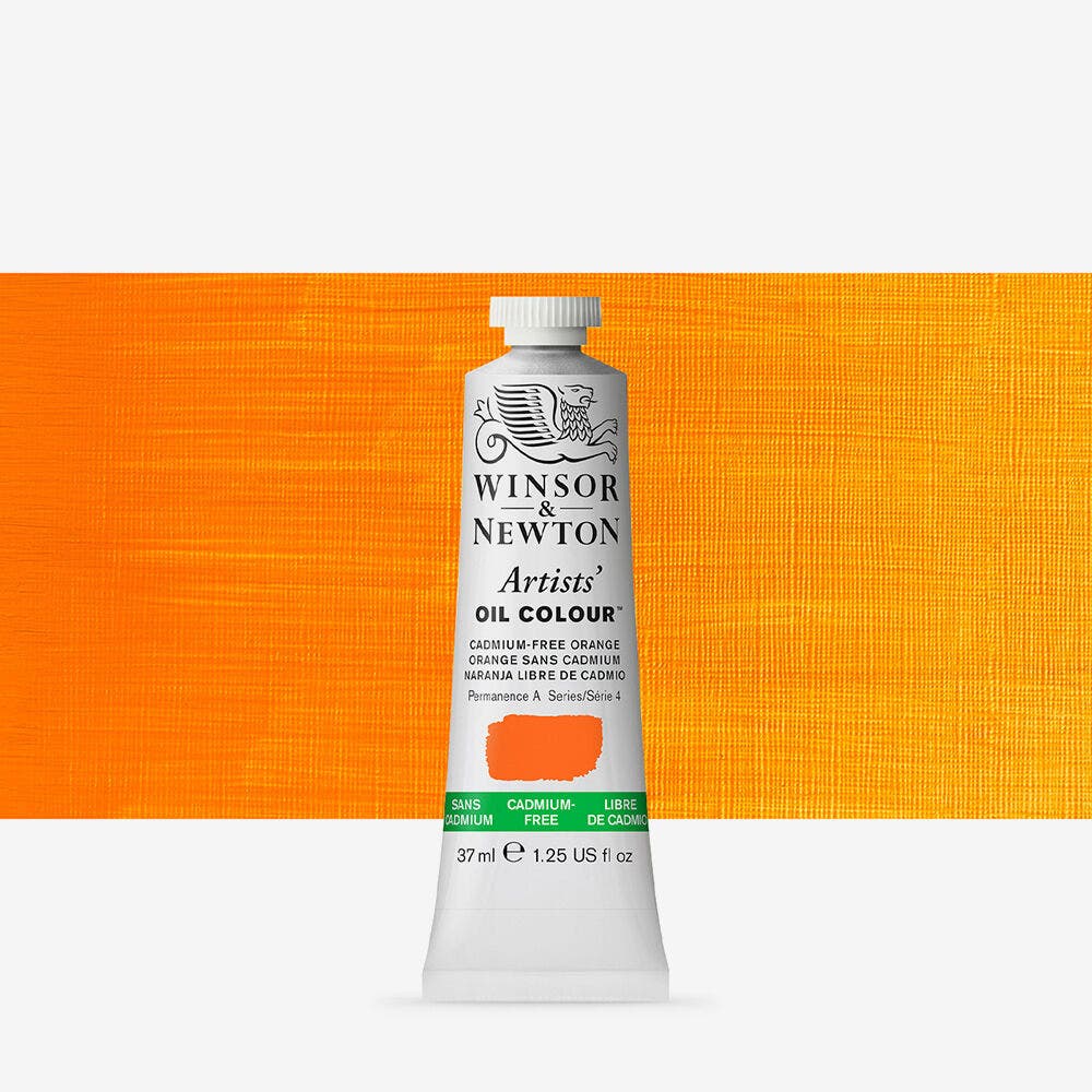 Winsor & Newton - Artists' Oil Colour 37Ml Tbe Cadmium Free Oranje Uv 3