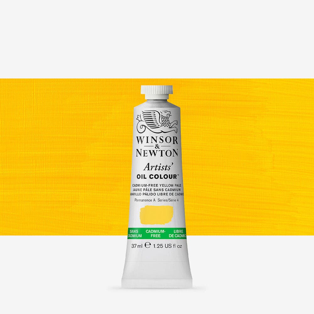 Winsor & Newton - Artists' Oil Colour 37Ml Tbe Cadmium Free Bleekgeel Uv 3