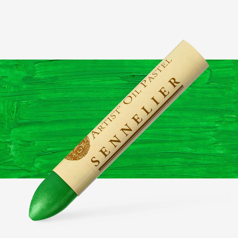 Sennelier - Pastel Huile 5Ml Vert Cinabre Jaune