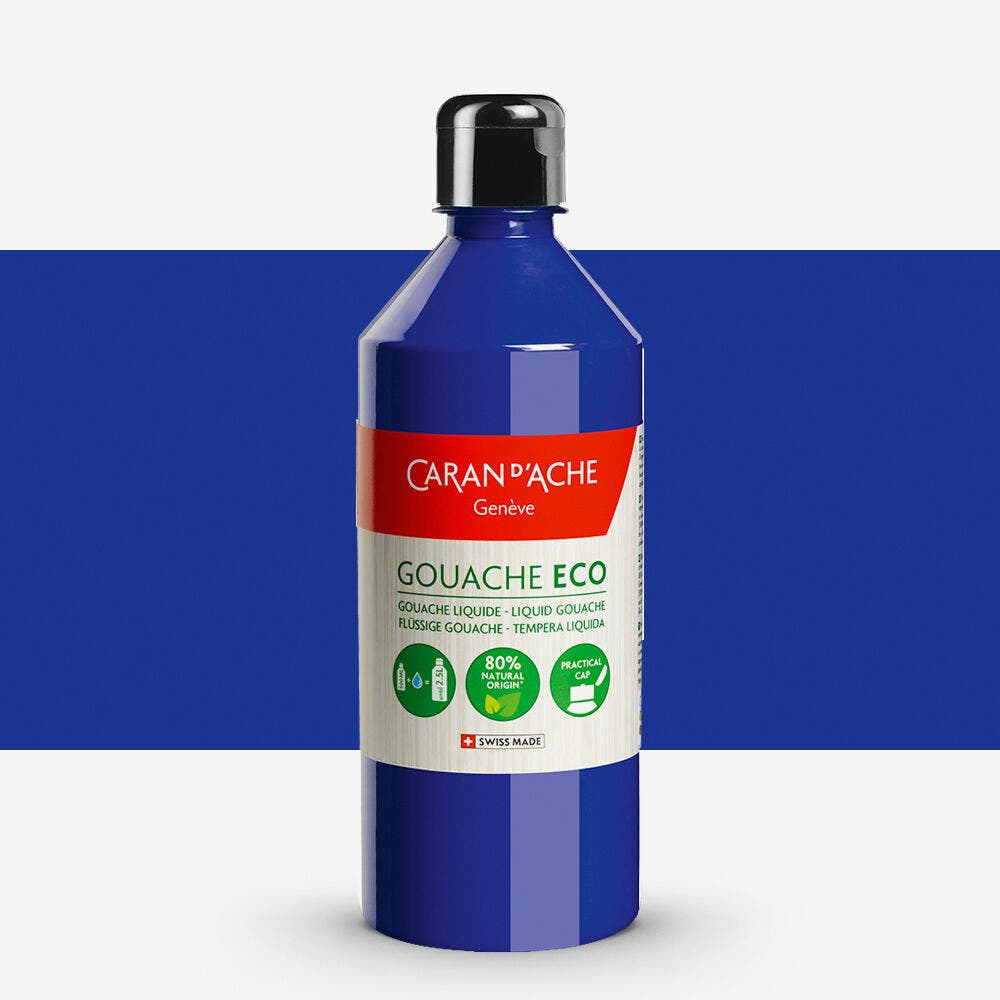 Caran D'Ache - Gouache Eco Liquid 500Ml Ultramarine Uv 1