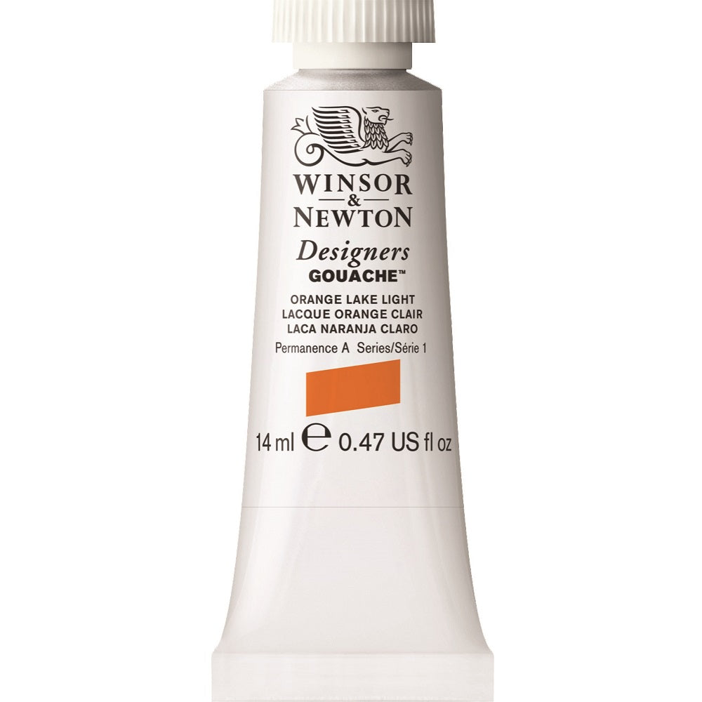Winsor & Newton - Designers Gouache 14Ml Orange Lke Lt Uv 3