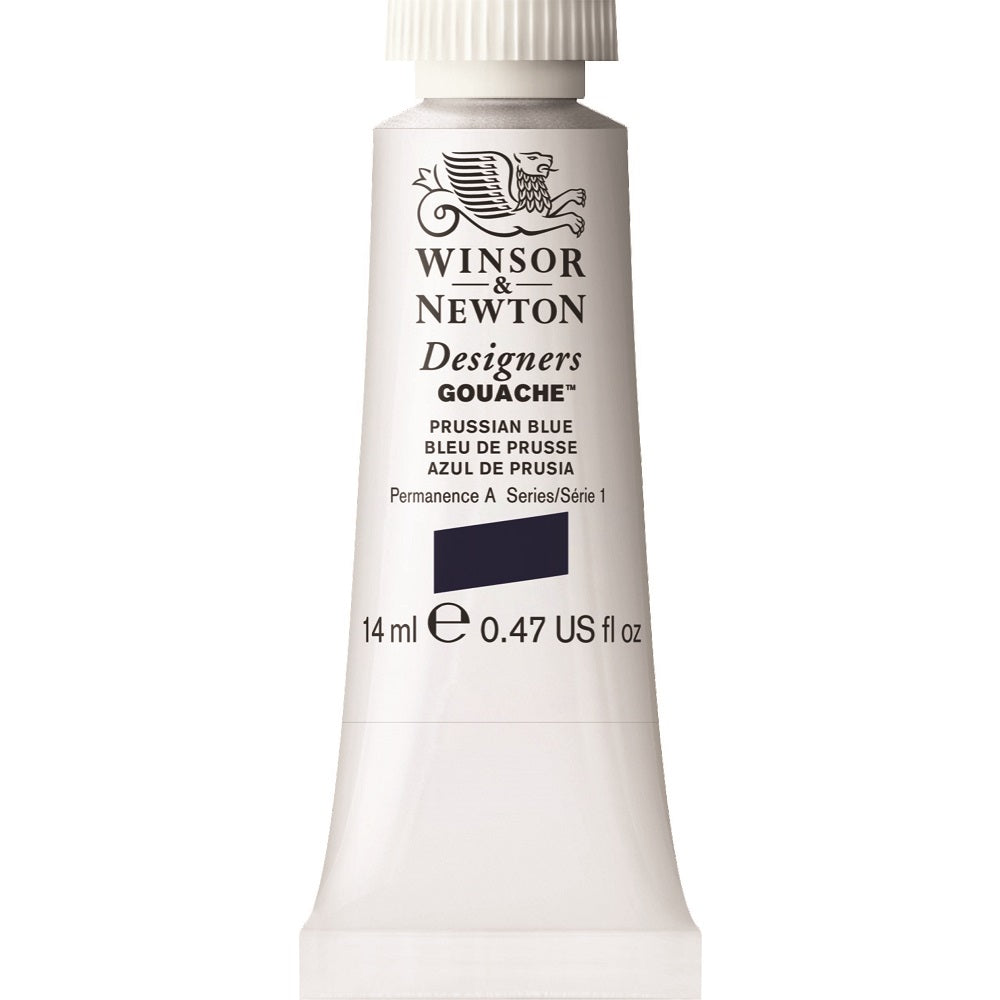 Winsor & Newton - Designers Gouache 14Ml Prussian Blue Uv 3