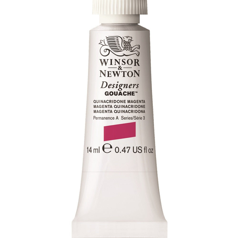 Winsor & Newton - Designers Gouache14Ml Magenta Quin Uv 3