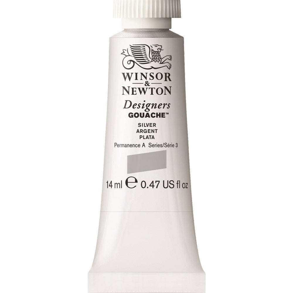 Winsor & Newton - Designers Gouache 14Ml Silver Uv 3