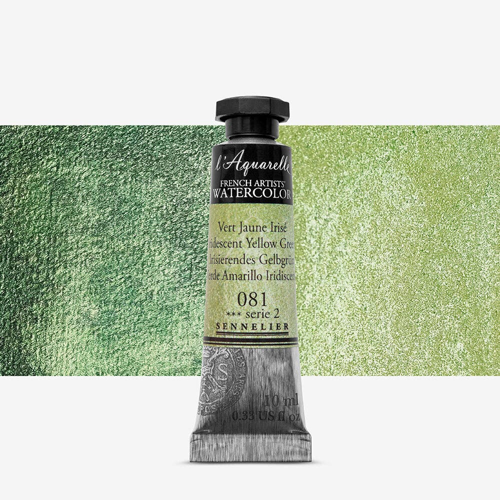 Sennelier - Aquarelle Extra Fine Tube 10Ml Vert Jaun